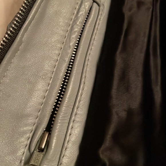 Gypsy  Blue Leather Jacket w/Fringe.Suede and 🐍 Snakeskin Detail on Back⚠️FIRM - Picture 7 of 15